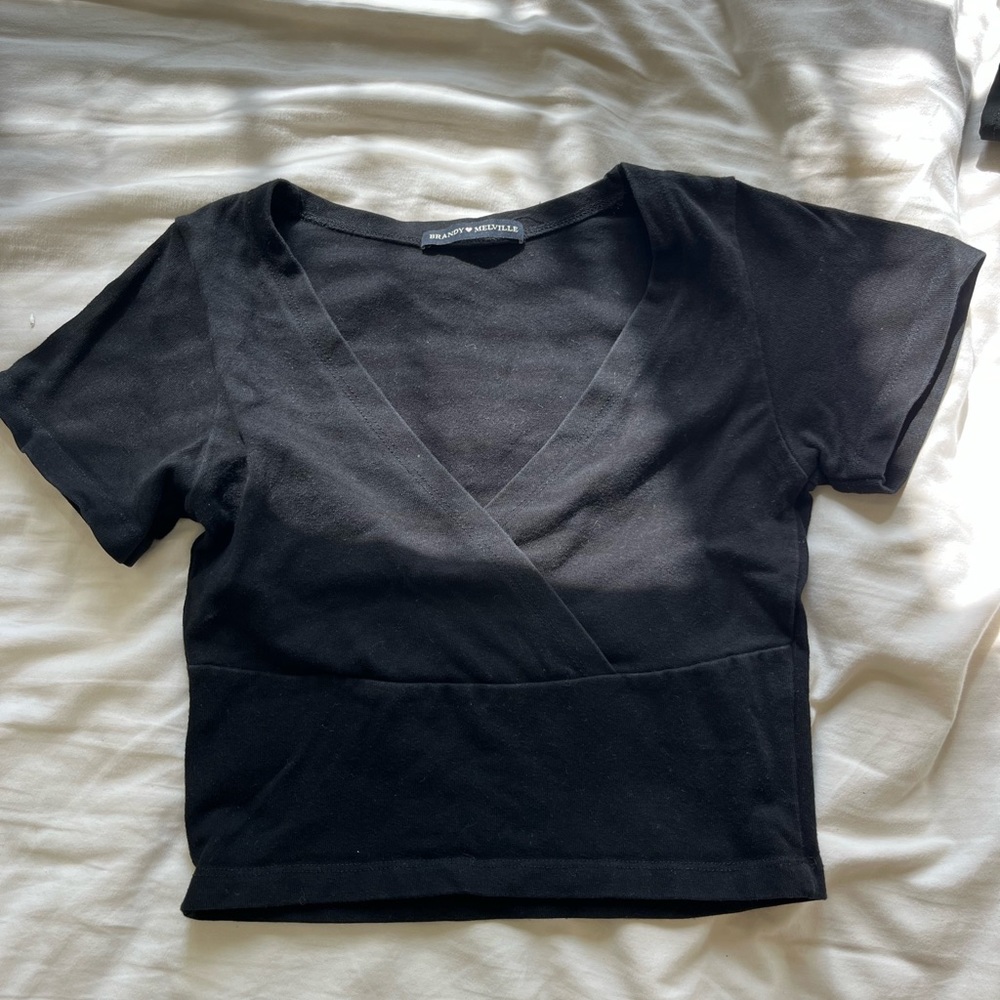 Brandy Melville v neck going out top